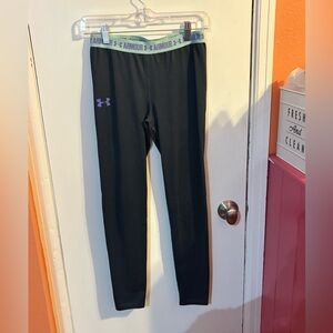 Under Armour Kids Black Leggings